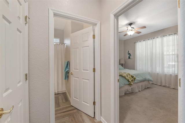 12804 SE 90th Court Rd, Summerfield, FL 34491 - bedroom featuring a textured wall and ceiling fan