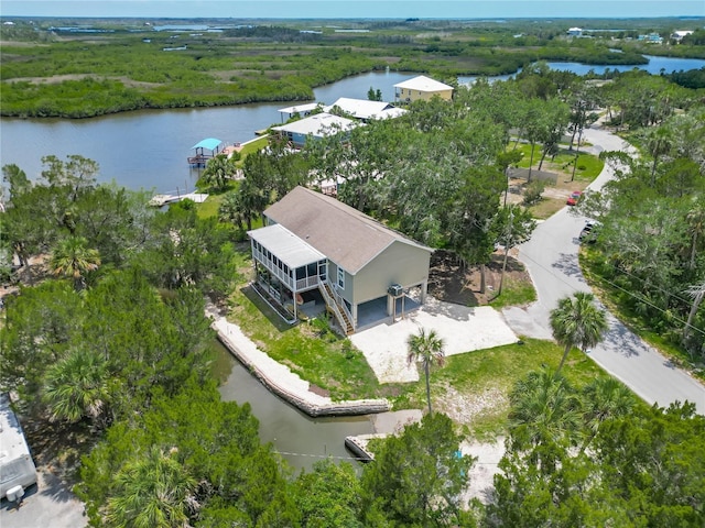1575 S Wallace Pt Unit 23, Crystal River, FL 34429 - aerial view of property and surrounding area with a nearby body of water