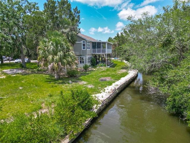 1575 S Wallace Pt Unit 23, Crystal River, FL 34429 - dock with a yard