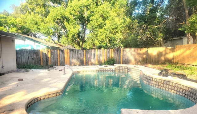 3740 NE 5th St, Ocala, FL 34470 - view of pool featuring a fenced backyard and a patio area
