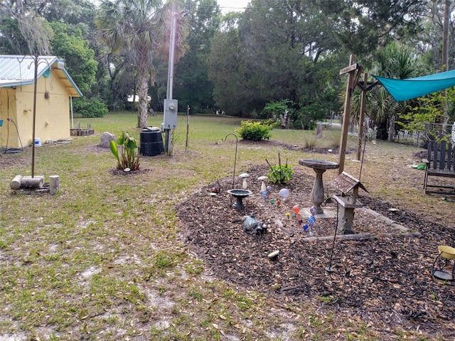 22736 SW 117th St, Dunnellon, FL 34431 - view of grassy yard featuring central AC unit