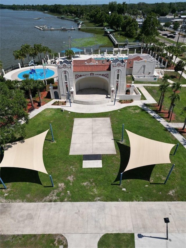 705 Washington Ave, Eustis, FL 32726 - bird's eye view of a nearby body of water