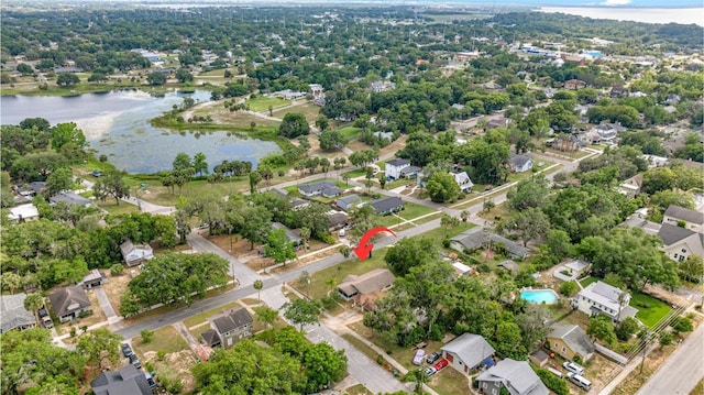 705 Washington Ave, Eustis, FL 32726 - view of property location with a nearby body of water and nearby suburban area