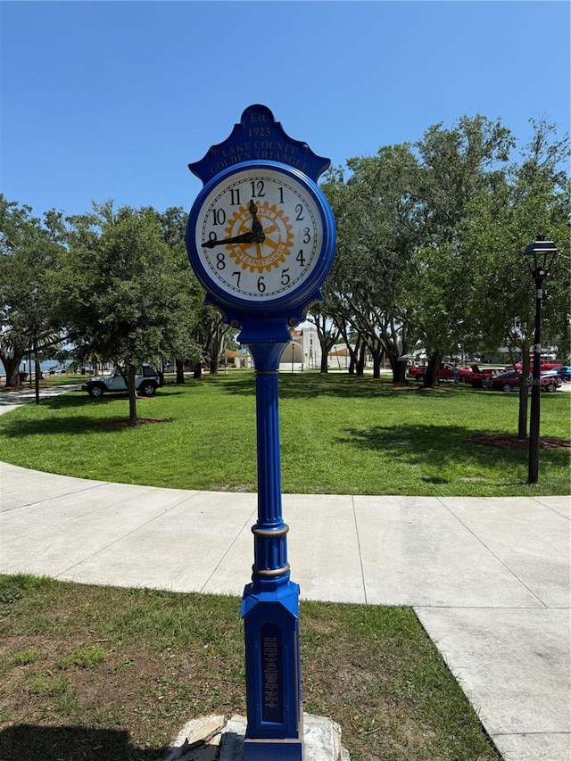 705 Washington Ave, Eustis, FL 32726 - view of property's community featuring a lawn