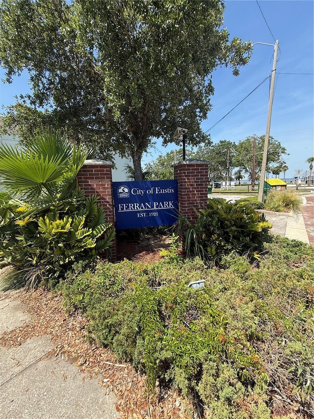 705 Washington Ave, Eustis, FL 32726 - view of community / neighborhood sign