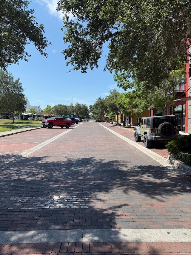 705 Washington Ave, Eustis, FL 32726 - view of decorative road with curbs