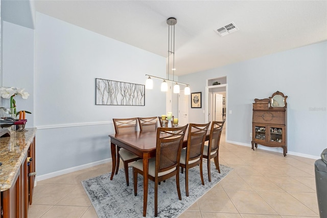 7333 SW 98th Ct, Ocala, FL 34481 - dining space featuring light tile patterned floors and baseboards
