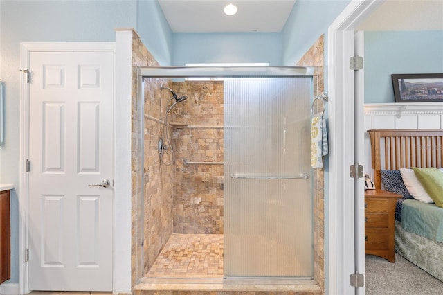 7333 SW 98th Ct, Ocala, FL 34481 - bathroom with connected bathroom and a shower stall