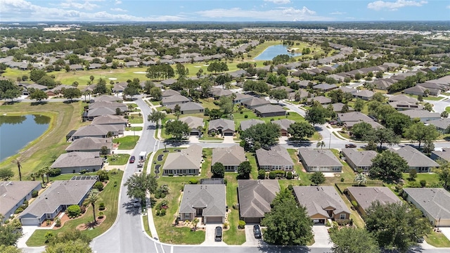 7333 SW 98th Ct, Ocala, FL 34481 - aerial perspective of suburban area with a large body of water and a golf course