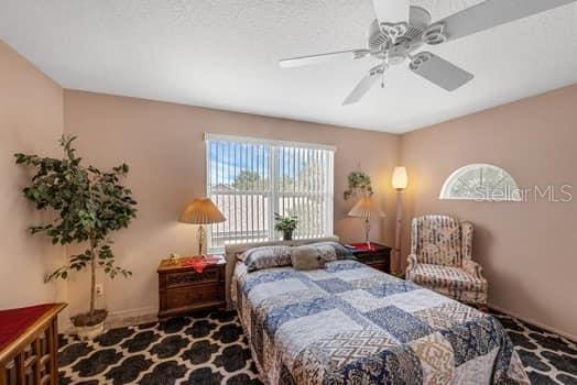 2434 Walnut Heights Rd, Apopka, FL 32703 - bedroom with carpet flooring and a ceiling fan