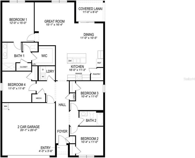 2153 NE 28th Ln, Ocala, FL 34470 - room layout