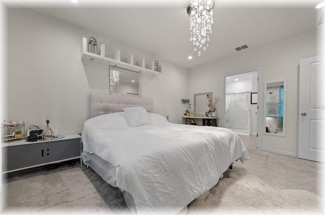 96 Hickory Crse, Ocala, FL 34472 - bedroom with carpet and ensuite bathroom