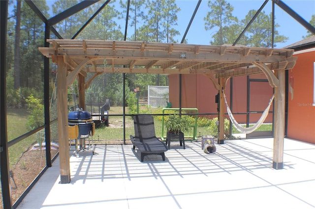 5306 W Comstock Pl, Beverly Hills, FL 34465 - view of unfurnished sunroom