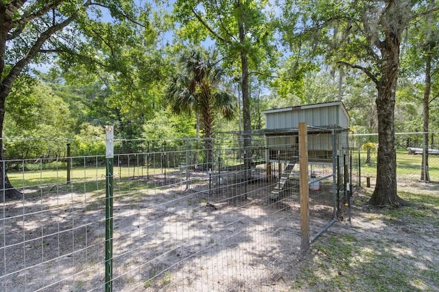 14131 SE 86th Ter, Inglis, FL 34449 - view of yard with an outdoor structure
