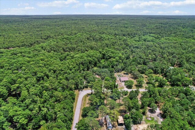 14131 SE 86th Ter, Inglis, FL 34449 - aerial view of a heavily wooded area