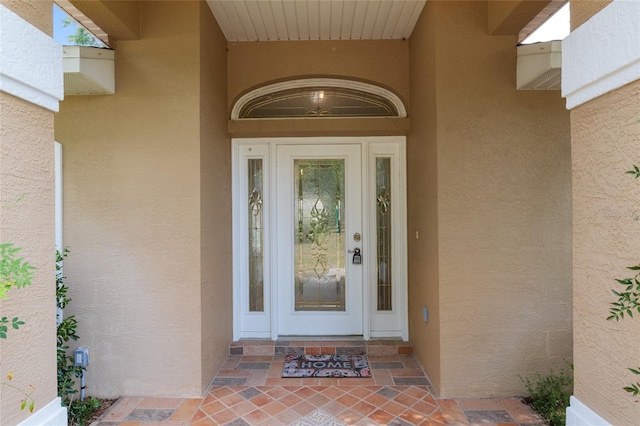 12495 SW 66th St, Ocala, FL 34481 - property entrance with stucco siding