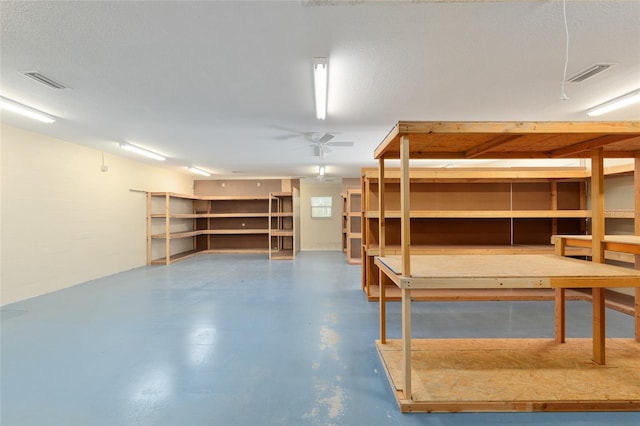12495 SW 66th St, Ocala, FL 34481 - basement featuring ceiling fan
