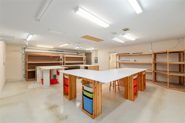 12495 SW 66th St, Ocala, FL 34481 - basement featuring a workshop area