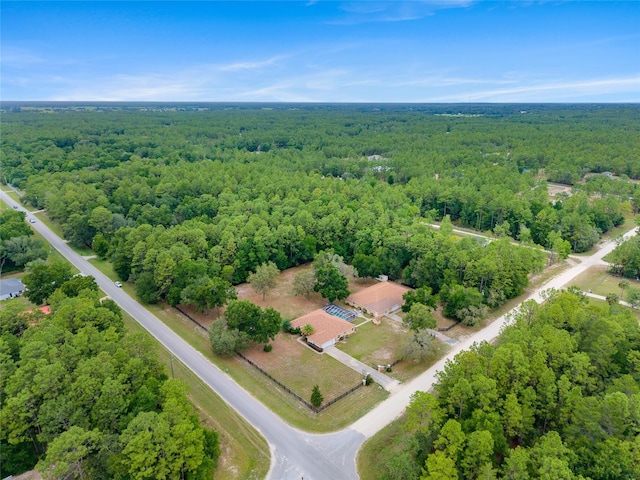 12495 SW 66th St, Ocala, FL 34481 - drone / aerial view of a heavily wooded area