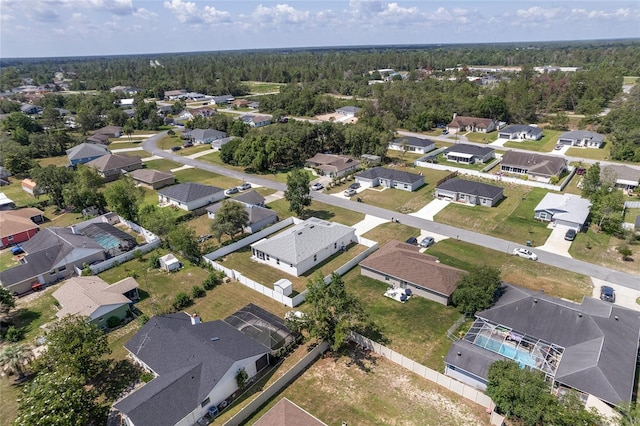 14055 SW 30th Terrace Rd, Ocala, FL 34473 - aerial perspective of suburban area featuring a forest