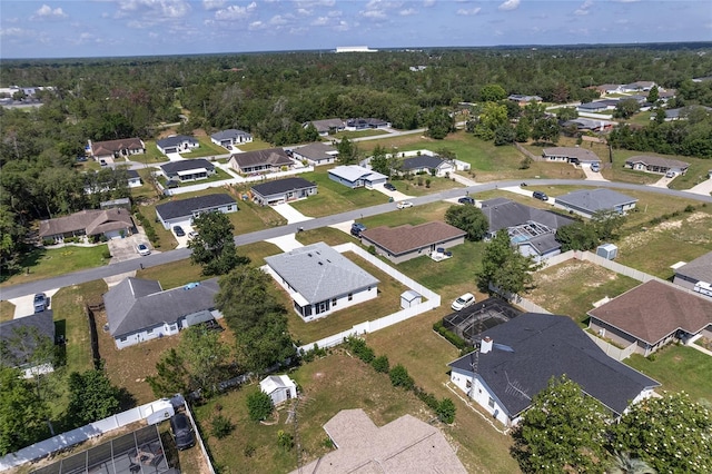 14055 SW 30th Terrace Rd, Ocala, FL 34473 - aerial overview of property's location featuring nearby suburban area and a forest