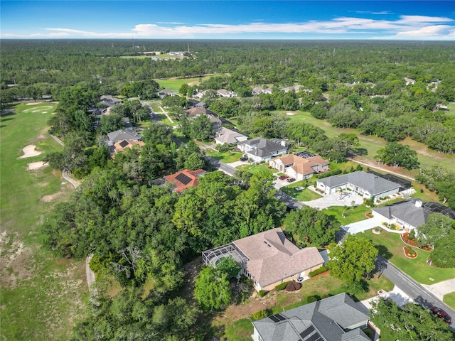 16 Ryewood Cir, Homosassa, FL 34446 - aerial view of property's location featuring a heavily wooded area and nearby suburban area