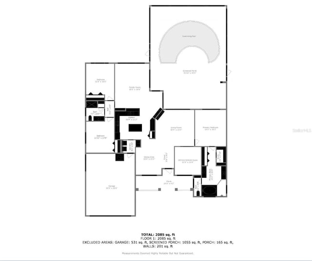 16 Ryewood Cir, Homosassa, FL 34446 - room layout