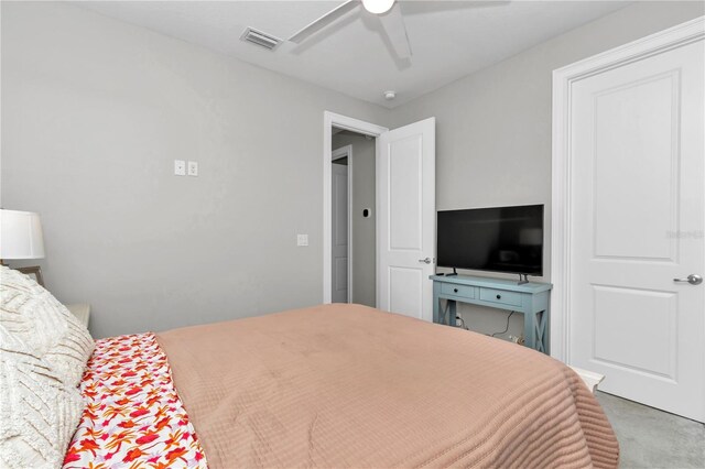 7210 SW 179th Ct, Dunnellon, FL 34432 - bedroom featuring carpet and ceiling fan