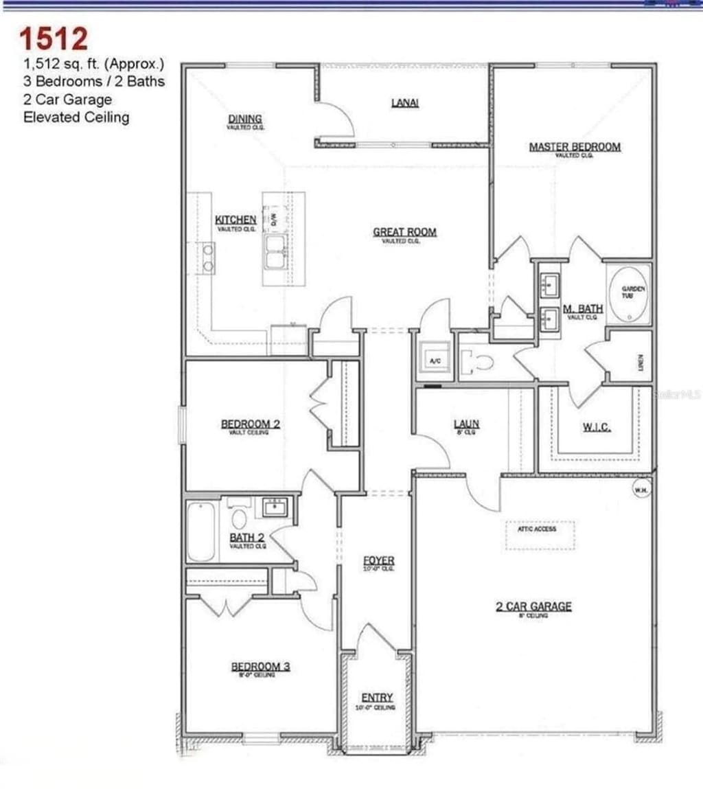 3131 NE 46th Ave, Ocala, FL 34470 - home floor plan