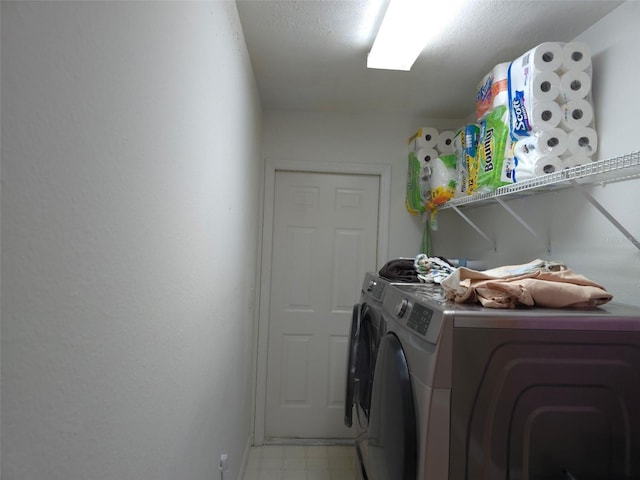 4710 W Mustang Blvd, Beverly Hills, FL 34465 - washroom with washing machine and dryer and light floors