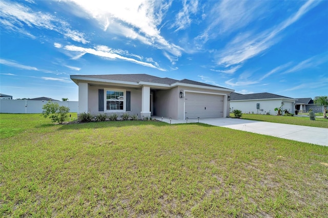 8943 SE 41st Court Rd, Ocala, FL 34480 - view of front of home featuring stucco siding, concrete driveway, and an attached garage