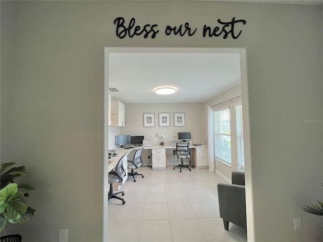 5667 SW 92nd Pl, Ocala, FL 34476 - home office featuring light tile patterned floors and baseboards