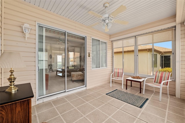 9408 SE 132nd Loop, Summerfield, FL 34491 - sunroom with ceiling fan