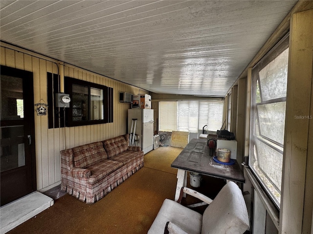 20704 SW Rainbow Lakes Blvd, Dunnellon, FL 34431 - sunroom / solarium with a wall mounted AC