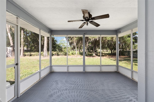 1812 SE 38th Ave, Ocala, FL 34471 - unfurnished sunroom featuring ceiling fan