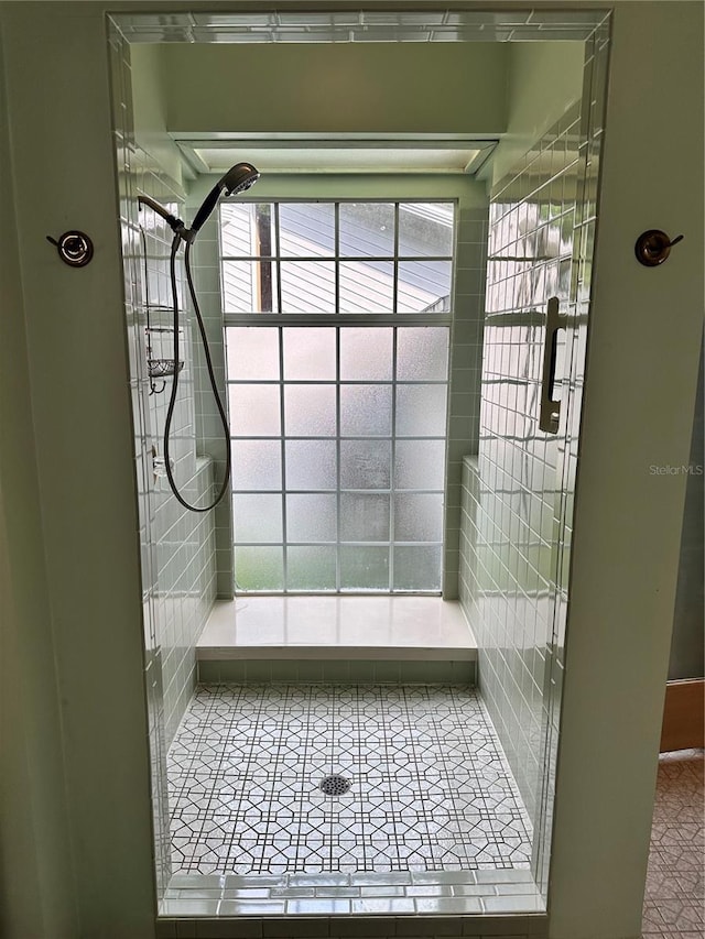 4305 SW 20th Ave, Ocala, FL 34471 - bathroom with tile patterned flooring and tiled shower