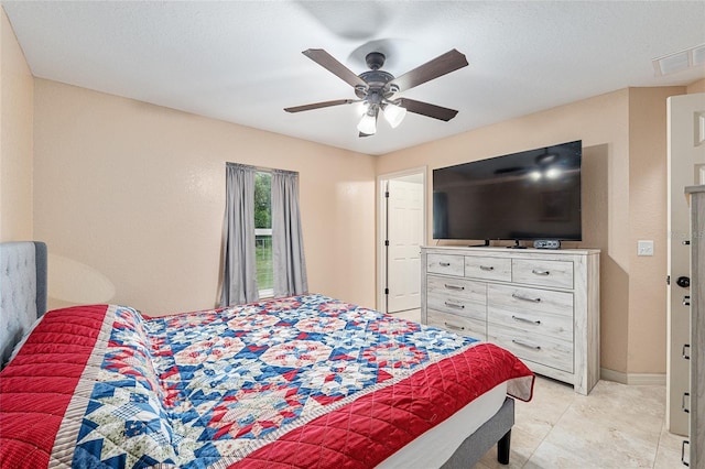 2690 SW 154th Ln, Ocala, FL 34473 - bedroom with ceiling fan and baseboards