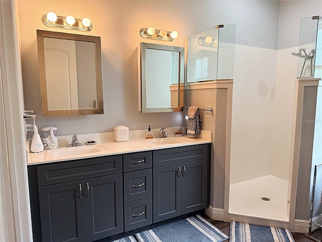 10208 SE 170th Pl, Summerfield, FL 34491 - bathroom with walk in shower and double vanity