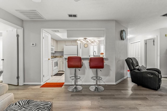 1631 W Dalary Pt Unit 1631, Crystal River, FL 34429 - living room featuring light wood finished floors and baseboards