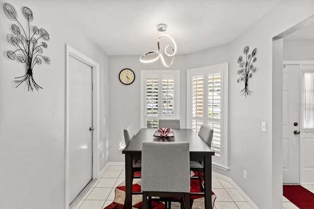 1631 W Dalary Pt Unit 1631, Crystal River, FL 34429 - dining room with light tile patterned flooring and baseboards