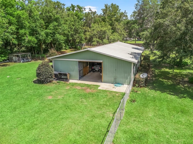 402 SW 127th Pl, Ocala, FL 34473 - view of pole building with a lawn