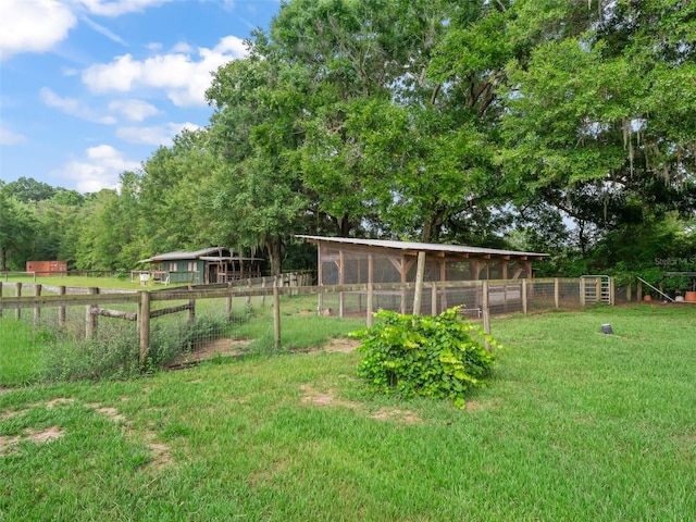 402 SW 127th Pl, Ocala, FL 34473 - view of yard featuring an outbuilding and exterior structure