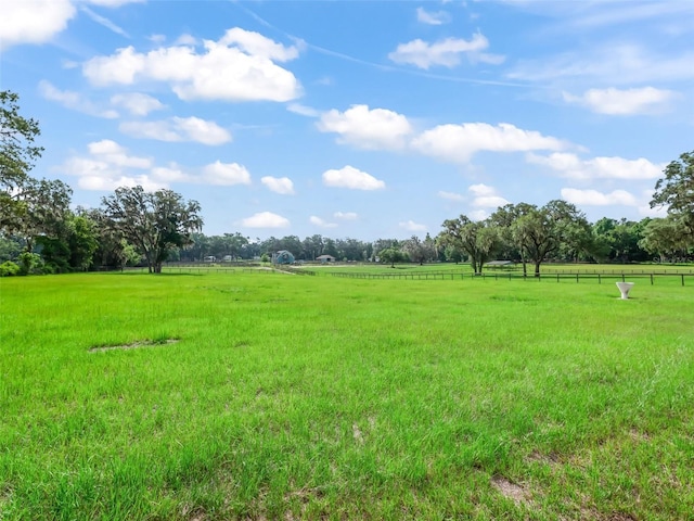 402 SW 127th Pl, Ocala, FL 34473 - view of yard with a view of countryside