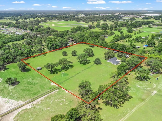 402 SW 127th Pl, Ocala, FL 34473 - aerial view of property's location with property boundaries highlighted
