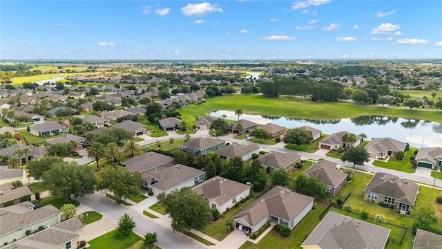 7263 SW 99th Cir, Ocala, FL 34481 - aerial overview of property's location featuring a large body of water and nearby suburban area