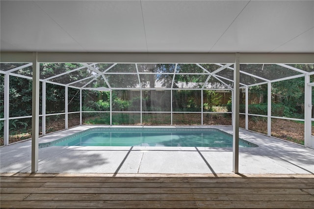 1628 SE 29th Ter, Ocala, FL 34471 - outdoor pool featuring a lanai and a deck