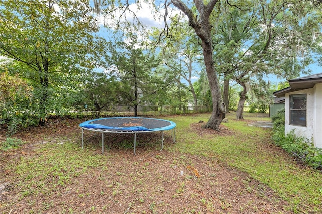 3800 NE 24th Ct, Ocala, FL 34479 - view of yard with a trampoline