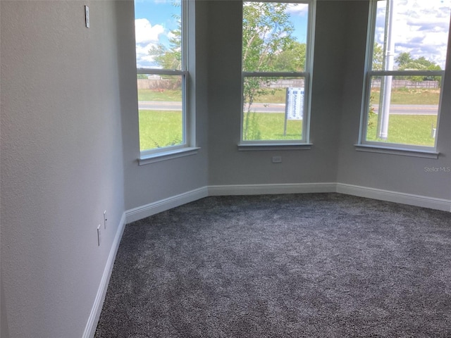 10540 SW 49th Avenue Rd, Ocala, FL 34476 - spare room featuring carpet, baseboards, and a textured wall