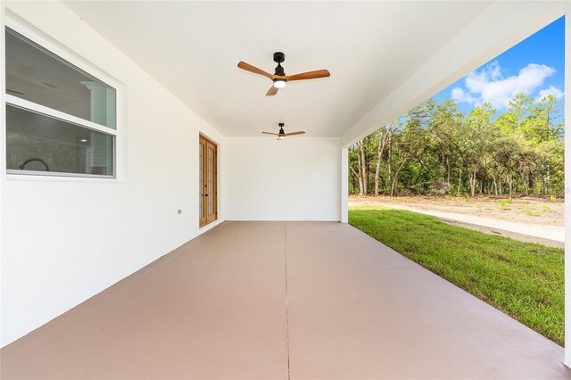 8200 SW 125th Court Rd, Dunnellon, FL 34432 - view of patio / terrace featuring a ceiling fan