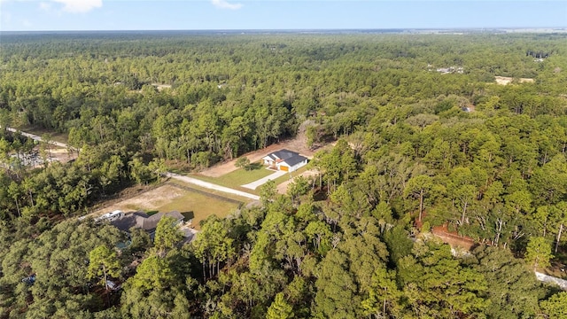 8200 SW 125th Court Rd, Dunnellon, FL 34432 - aerial view of property and surrounding area with a forest